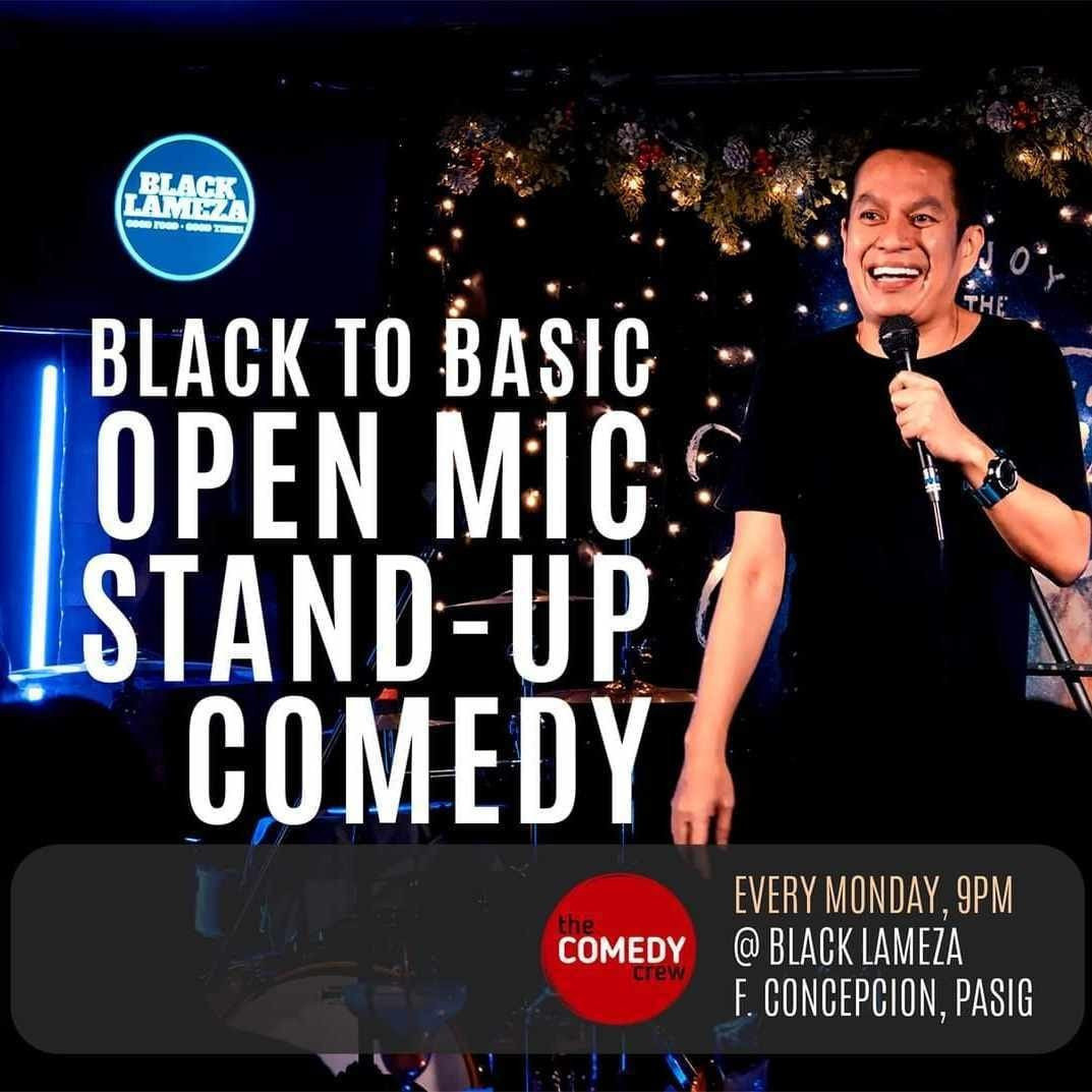 Back to basic open mic stand up comedy